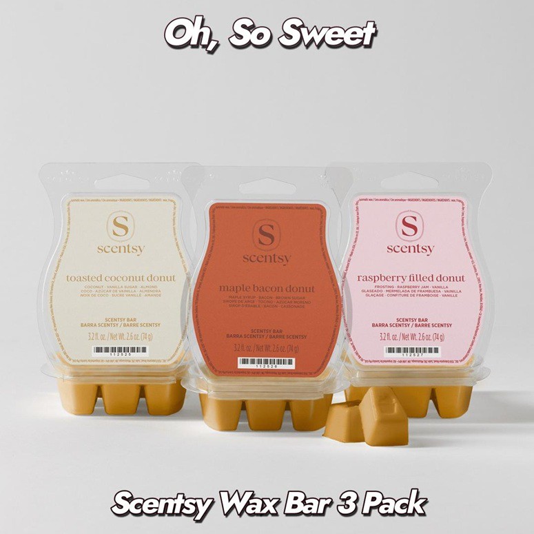 Oh, So Sweet Scentsy Bar 3 Pack