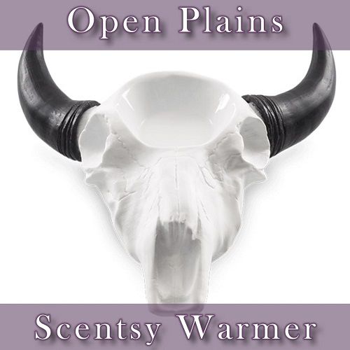Open Plains Cow Skull Scentsy Warmer