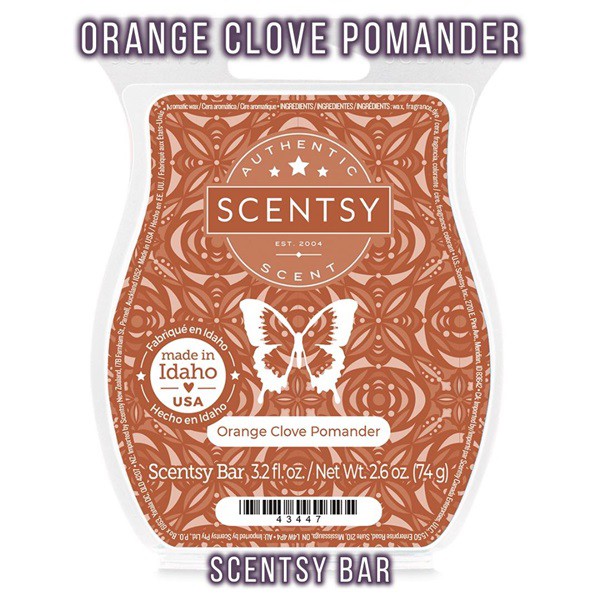 Orange Clove Pomander Scentsy Bar