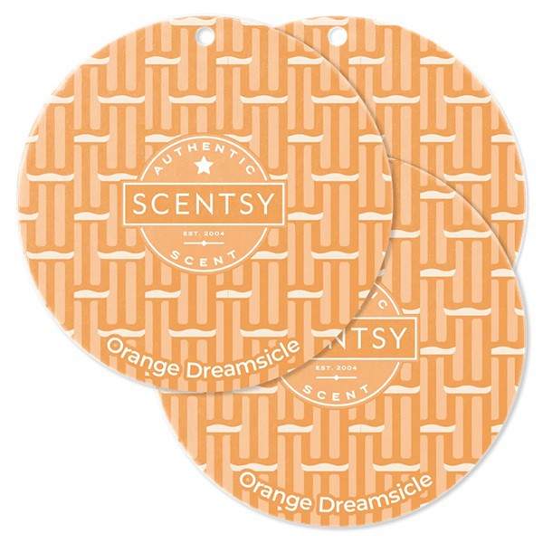 Orange Dreamsicle Scentsy Scent Circle
