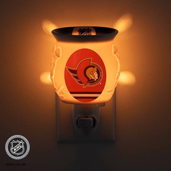 Ottawa Senators Mini Scentsy Warmer | Dark Lit