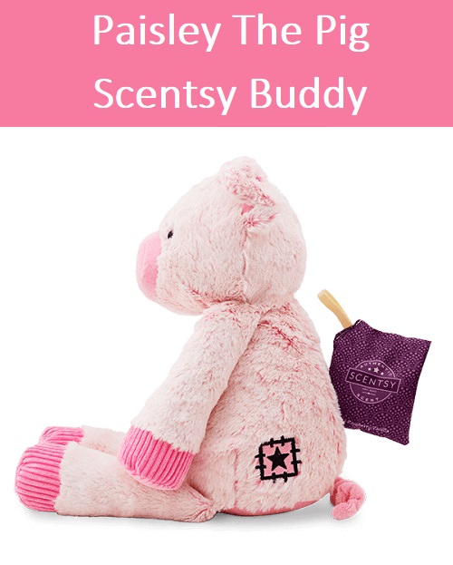 Paisley The Pig Scentsy Buddy Side