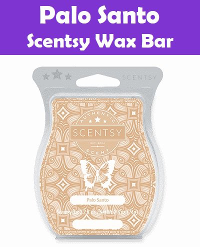 NEW UNOPENED FREE SHIPPING PALO SANTO 2.6 OUNCE AUTHENTIC SCENTSY BAR