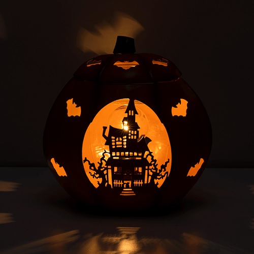 Paranormal Pumpkin Scentsy Warmer Lit Paranormal Pumpkin Scentsy Warmer Lit