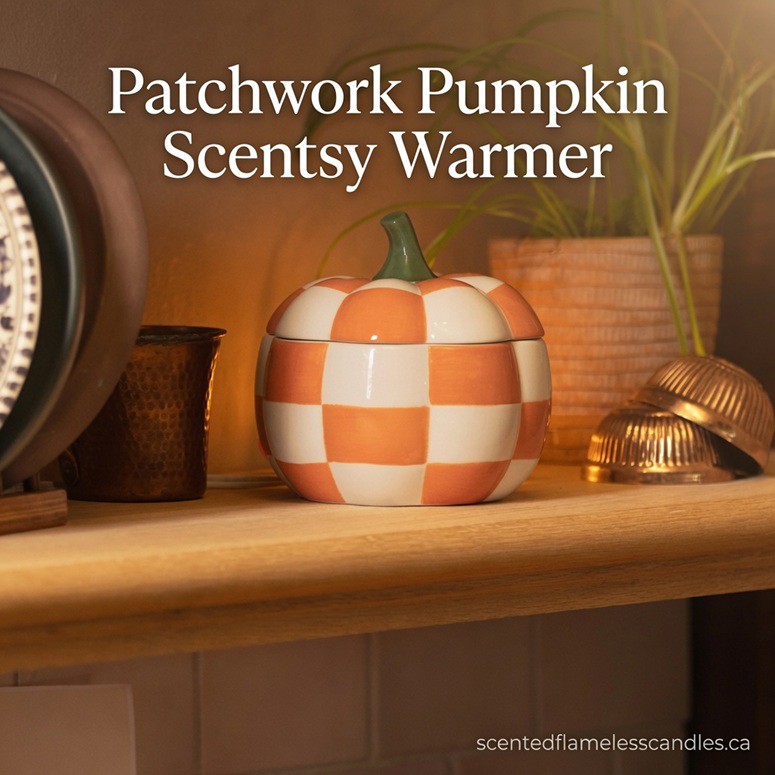 Patchwork Pumpkin Scentsy Warmer Patchwork Pumpkin Scentsy Warmer