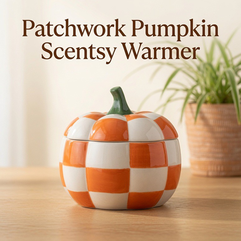 Patchwork Pumpkin Scentsy Warmer Patchwork Pumpkin Scentsy Warmer