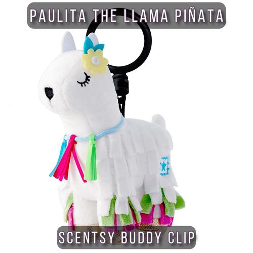 Paulita the Llama Piñata Scentsy Buddy Clip
