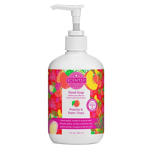 Peachy and Palm Trees Scentsy Hand Soap