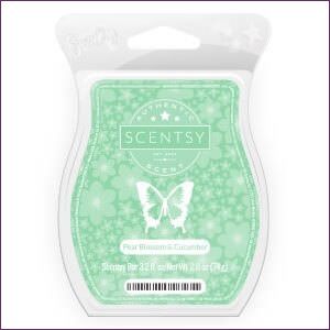 Pear Blossom and Cucumber Scentsy Wax Bar