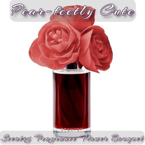 Pear-fectly Cute Scentsy Fragrance Flower Bouquet | Stock Pink