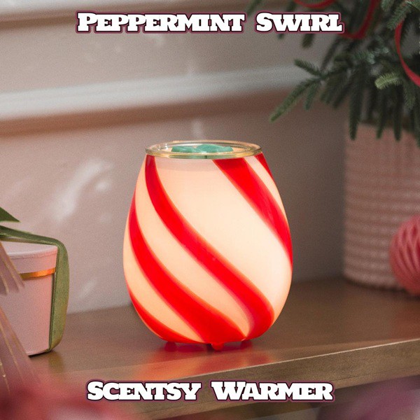 Peppermint Swirl Scentsy Warmer Peppermint Swirl Scentsy Warmer
