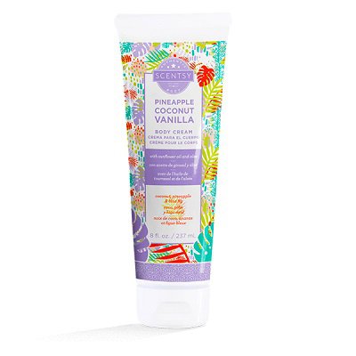 Pineapple Coconut Vanilla Scentsy Body Cream