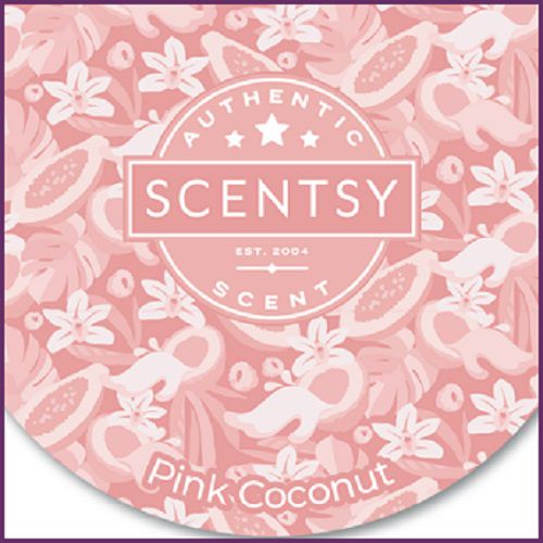 Pink Coconut Scentsy Scent Circle | Closeup 1