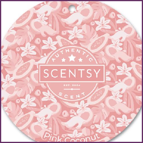 Pink Coconut Scentsy Scent Circle | Closeup 2