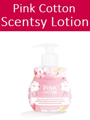 Pink Cotton Scentsy Lotion