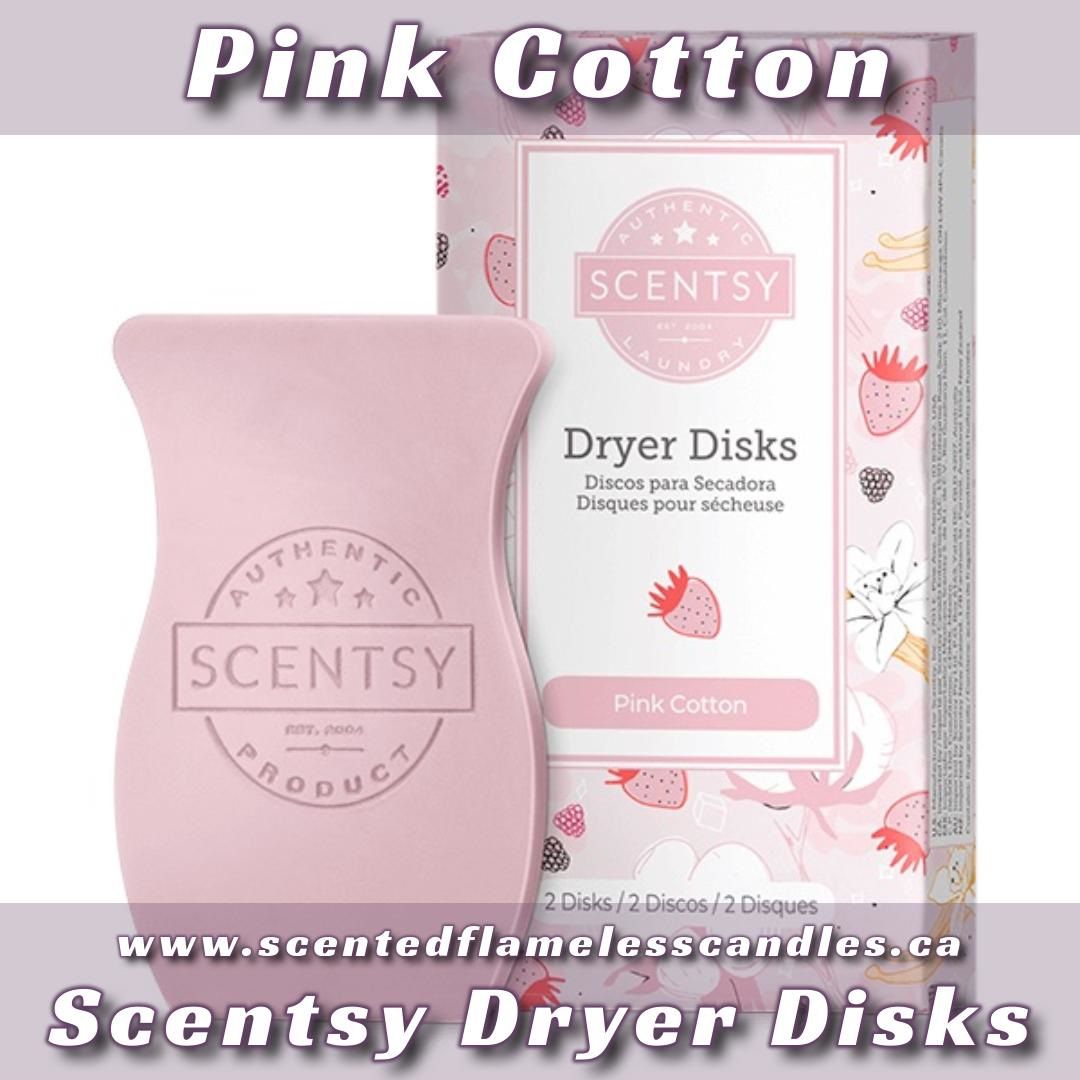 Pink Cotton Scentsy Dryer Disk