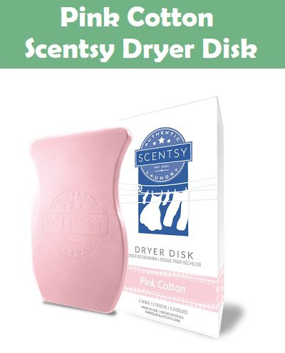 Pink Cotton Scentsy Dryer Disk