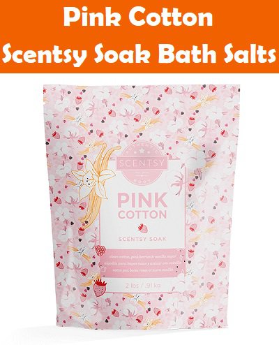 Pink Cotton Scentsy Soak Bath Salt