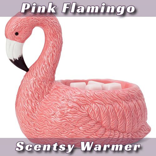 Pink Flamingo Scentsy Warmer | Stock with Wax