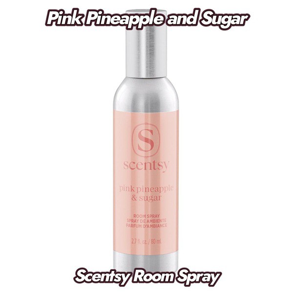 Pink Pineapple and Sugar Scentsy Room Spray