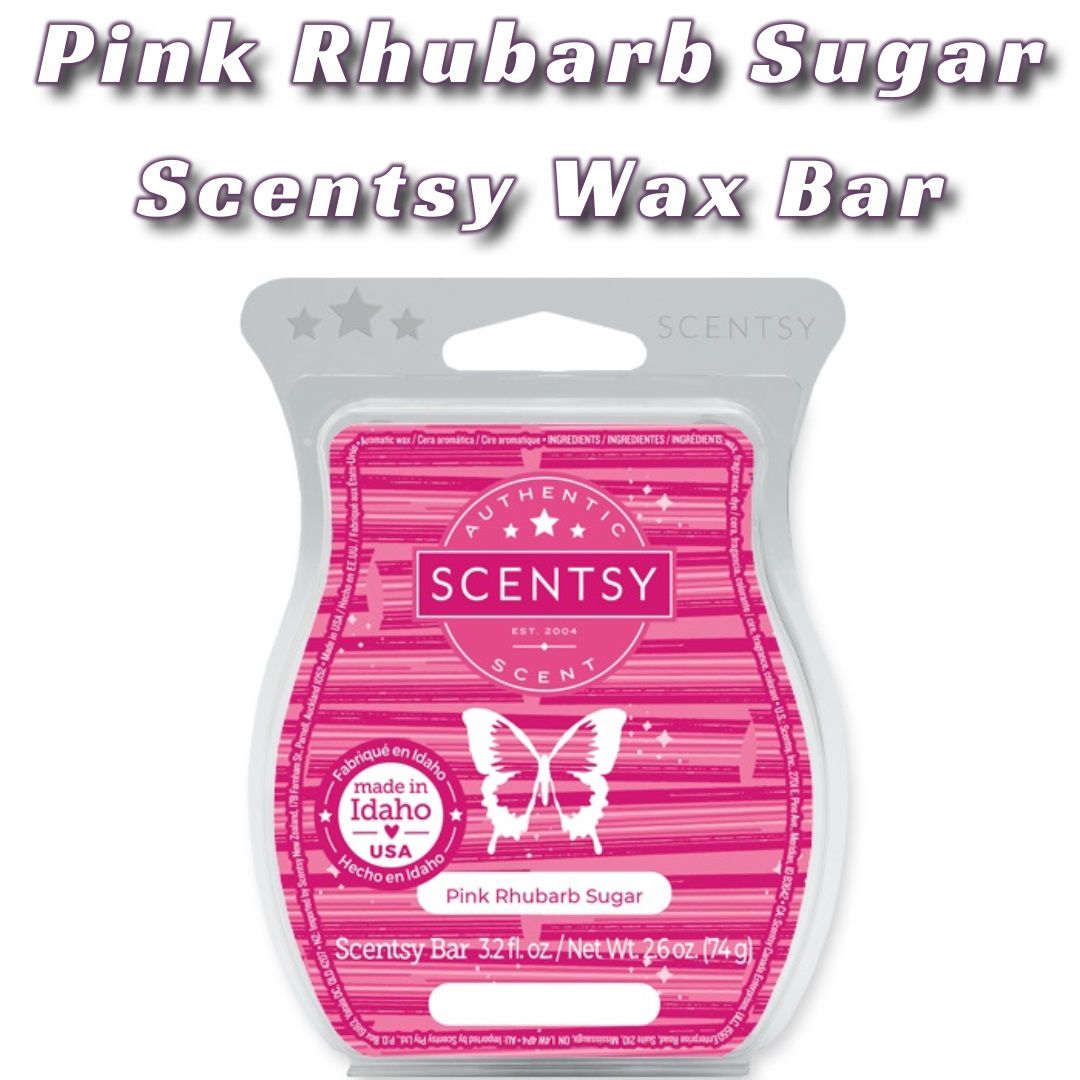 Pink Rhubarb Sugar Scentsy Bar