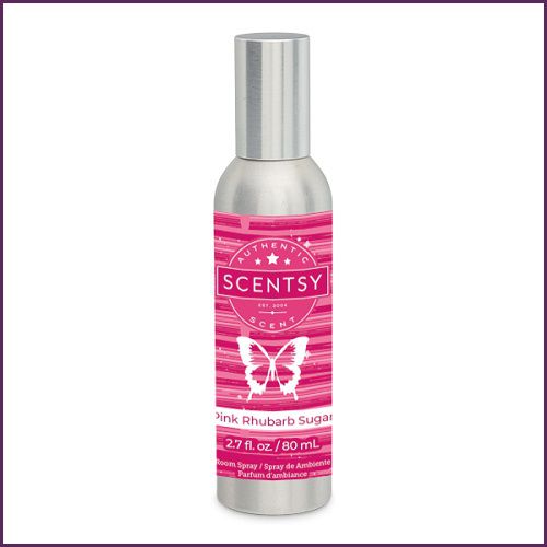 Pink Rhubarb Sugar Scentsy Room Spray