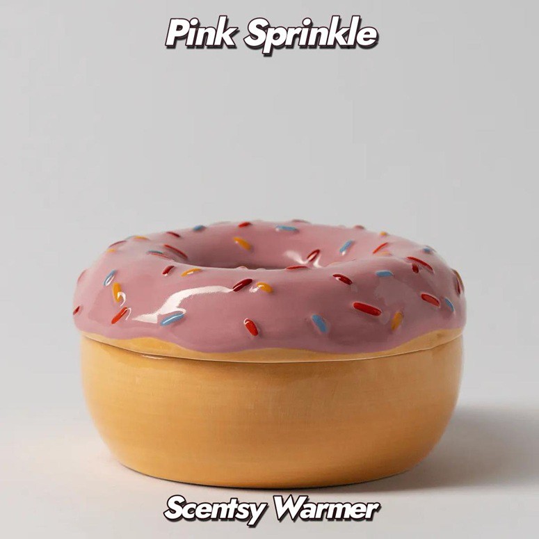 Pink Sprinkle Donut Scentsy Warmer