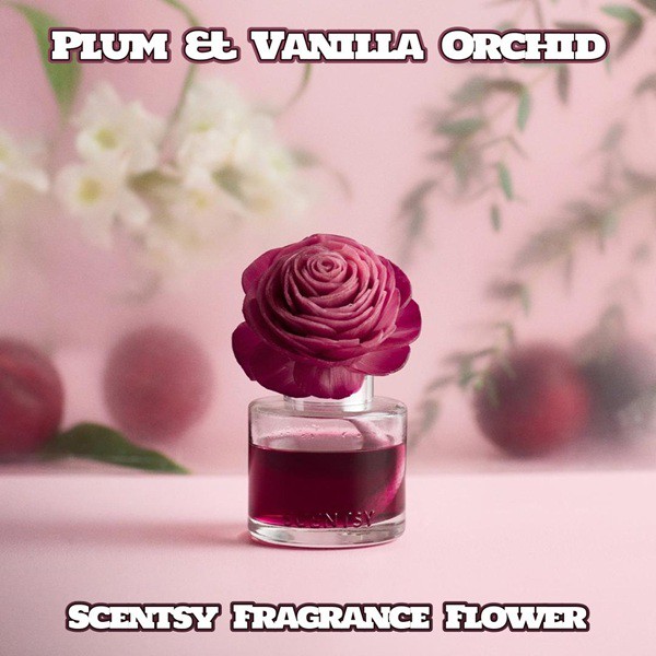 Plum & Vanilla Orchid Scentsy Fragrance Flower Plum & Vanilla Orchid Scentsy Fragrance Flower
