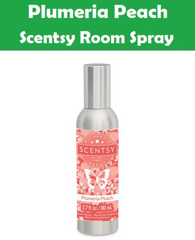 Plumeria Peach Scentsy Room Spray