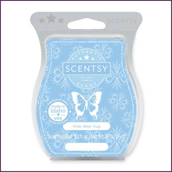 Polar Bear Hug Scentsy Wax Bar