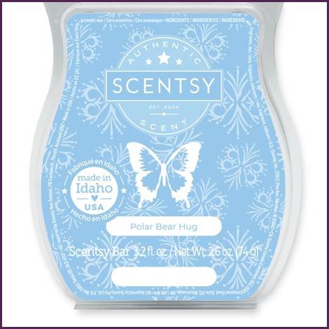 Polar Bear Hug Scentsy Bar Melts