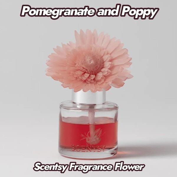 Pomegranate and Poppy Scentsy Fragrance Flower