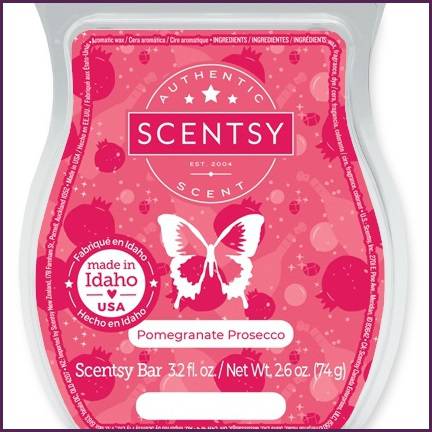 Pomegranate Prosecco Scentsy Bar Melts