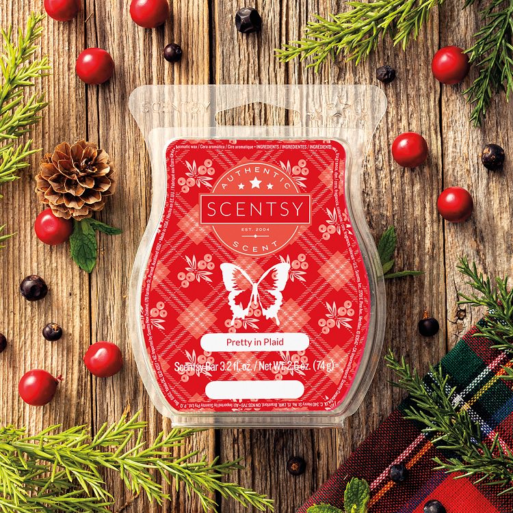 Pretty in Plaid Scentsy Wax Bar Pretty in Plaid Scentsy Wax Bar