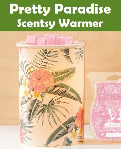 Pretty Paradise Scentsy Warmer