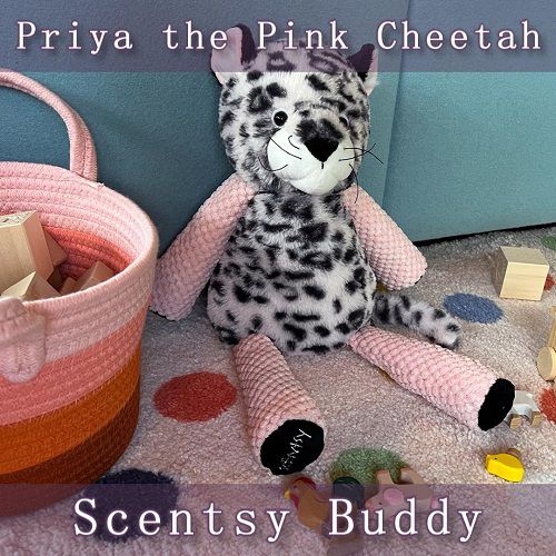 Priya the Pink Cheetah Scentsy Buddy