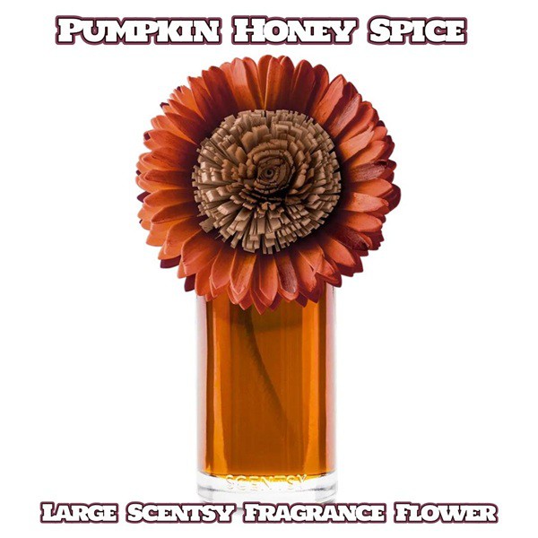 Pumpkin Honey Spice Scentsy Large Fragrance Flower