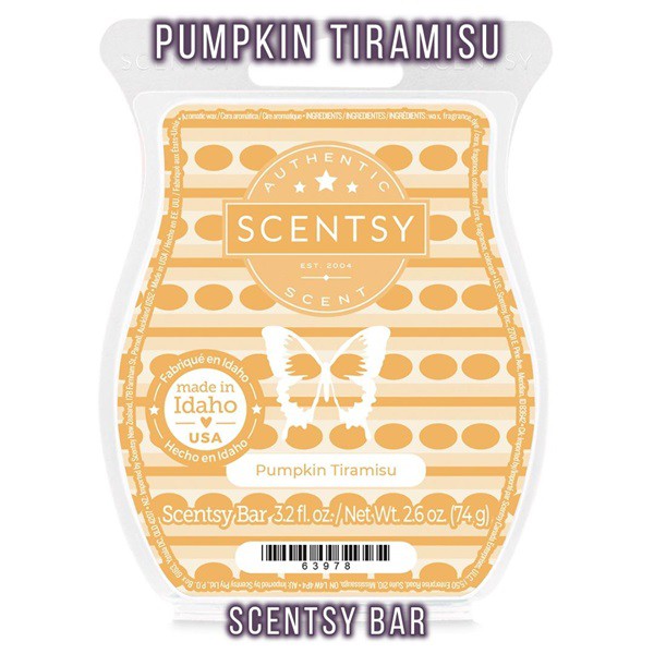 Pumpkin Tiramisu Scentsy Bar