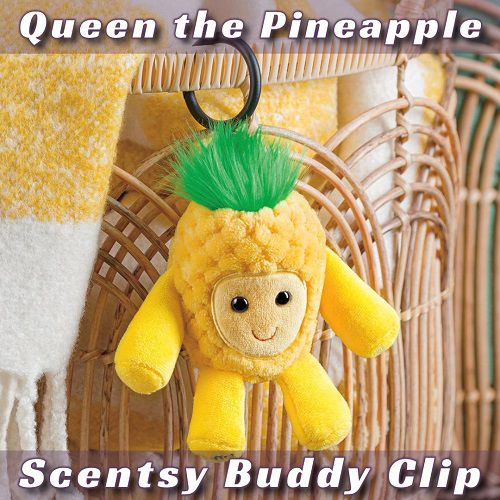 Queen the Pineapple Scentsy Buddy Clip