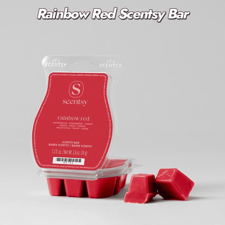 Rainbow Red Scentsy Bar Rainbow Red Scentsy Bar