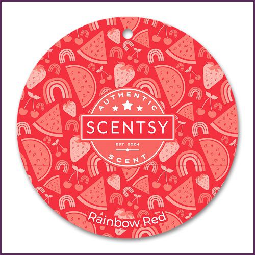 Red Rainbow Scentsy Scent Circle