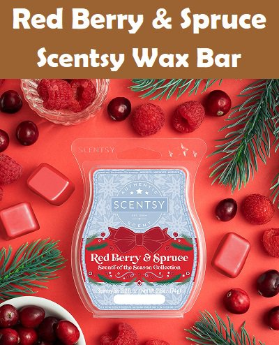 Red Berry and Spruce Scentsy Bar
