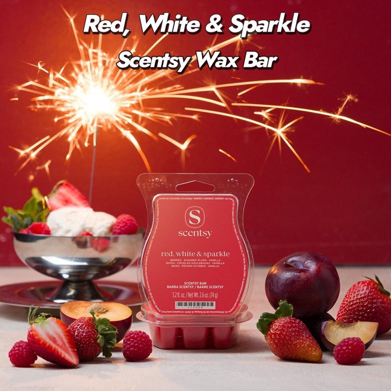 Red, White & Sparkle Scentsy Bar