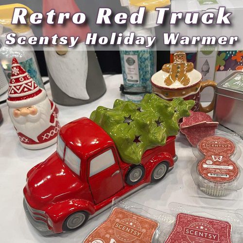 Retro Red Pick Up Truck Scentsy Warmer