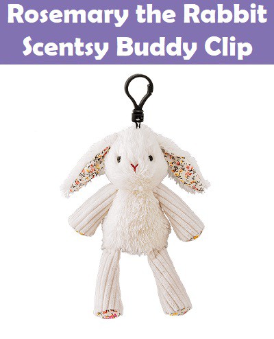 Rosemary the Rabbit Scentsy Buddy Clip