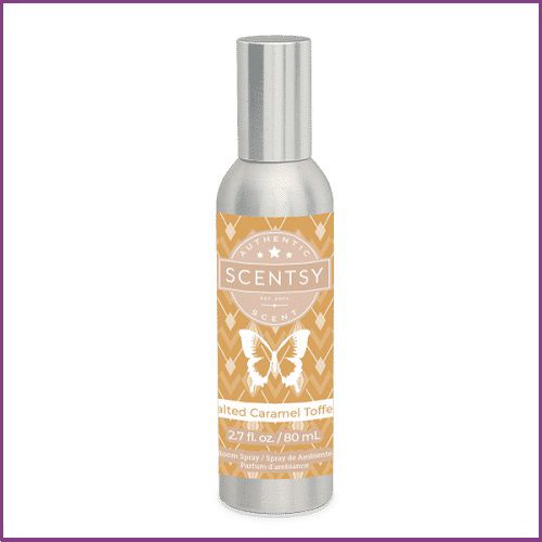Salted Caramel Toffee Scentsy Room Spray Stock