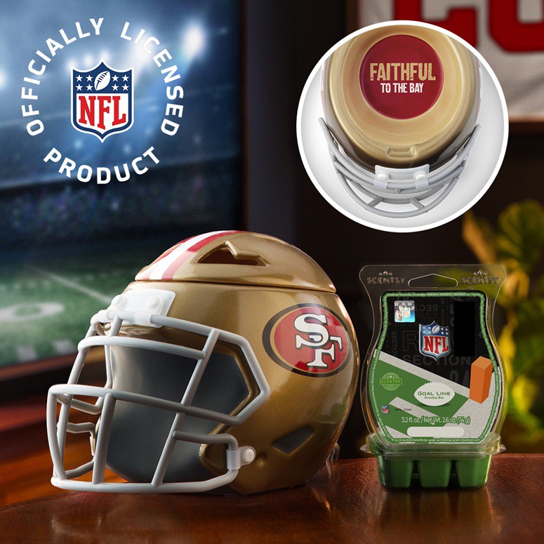 San Francisco 49ers Helmet Scentsy Warmer San Francisco 49ers Helmet Scentsy Warmer