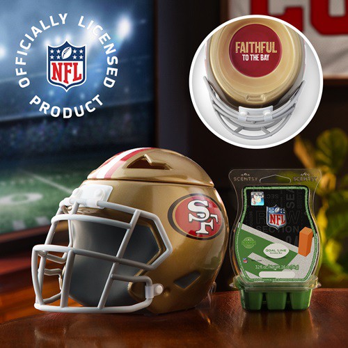 Scentsy San Francisco 49ers Helmet Warmer