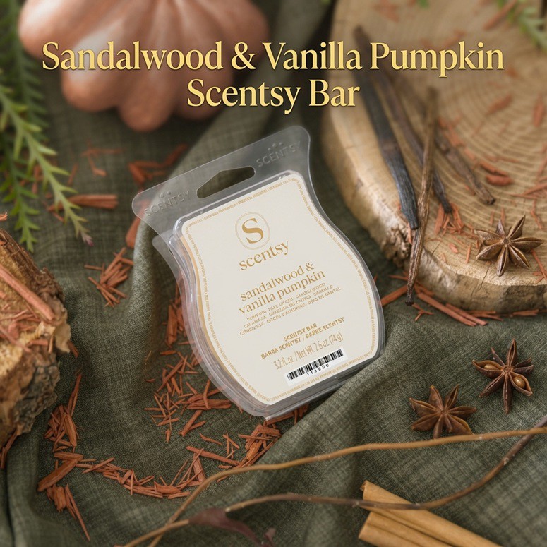 Sandalwood & Vanilla Pumpkin Scentsy Bar Sandalwood & Vanilla Pumpkin Scentsy Bar