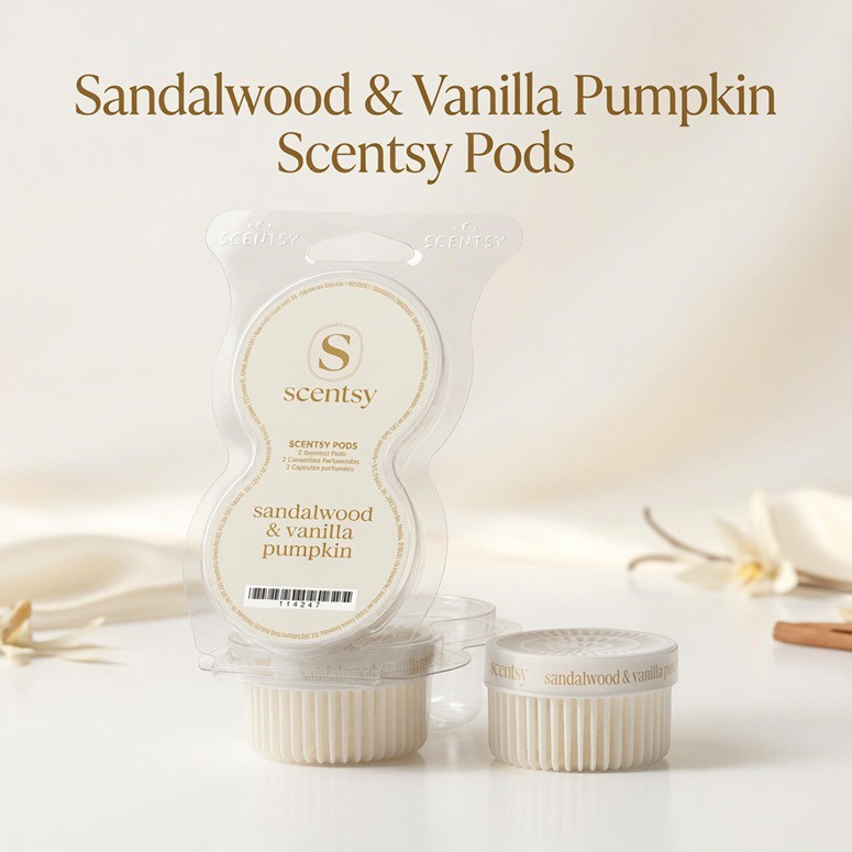 Sandalwood & Vanilla Pumpkin Scentsy Pods Sandalwood & Vanilla Pumpkin Scentsy Pods